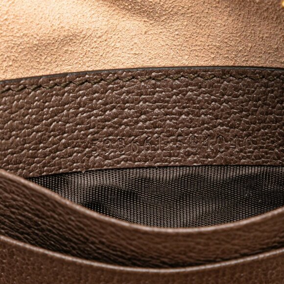 GUCCI Authentic Brown Leather Backpack main image 8